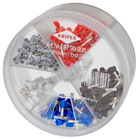 KNIPEX Aderendhülsenbox mit Isolierung