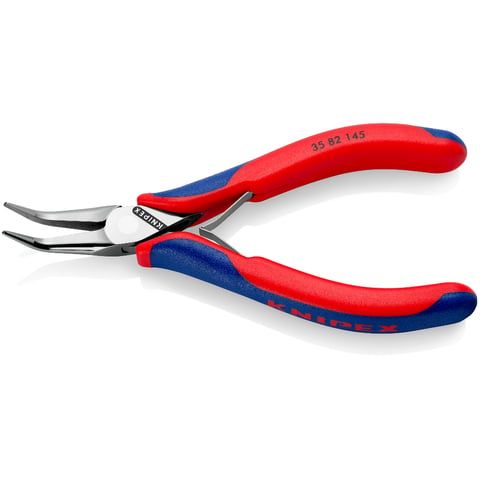 KNIPEX Elektronik-Greifzange 145 mm gebogen