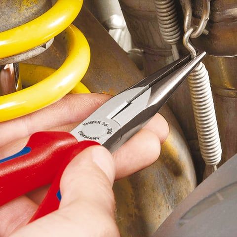 KNIPEX Flachrundzange gerade 200 mm