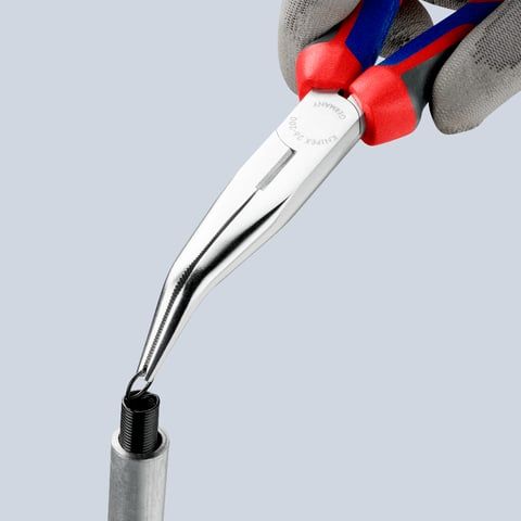KNIPEX Flachrundzange 200 mm mit Schneide