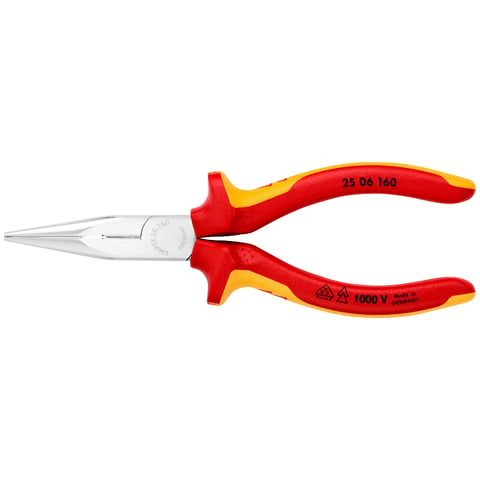KNIPEX Flachrundzange VDE 160mm