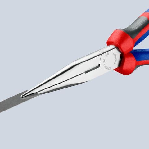 KNIPEX Flachrundzange mit Schneide 200 mm