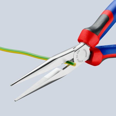 KNIPEX Flachrundzange mit Schneide 200 mm