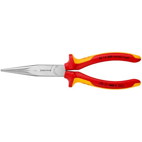 KNIPEX Flachrundzange VDE 200mm