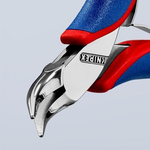 KNIPEX Elektronik-Greifzange 115 mm gebogen