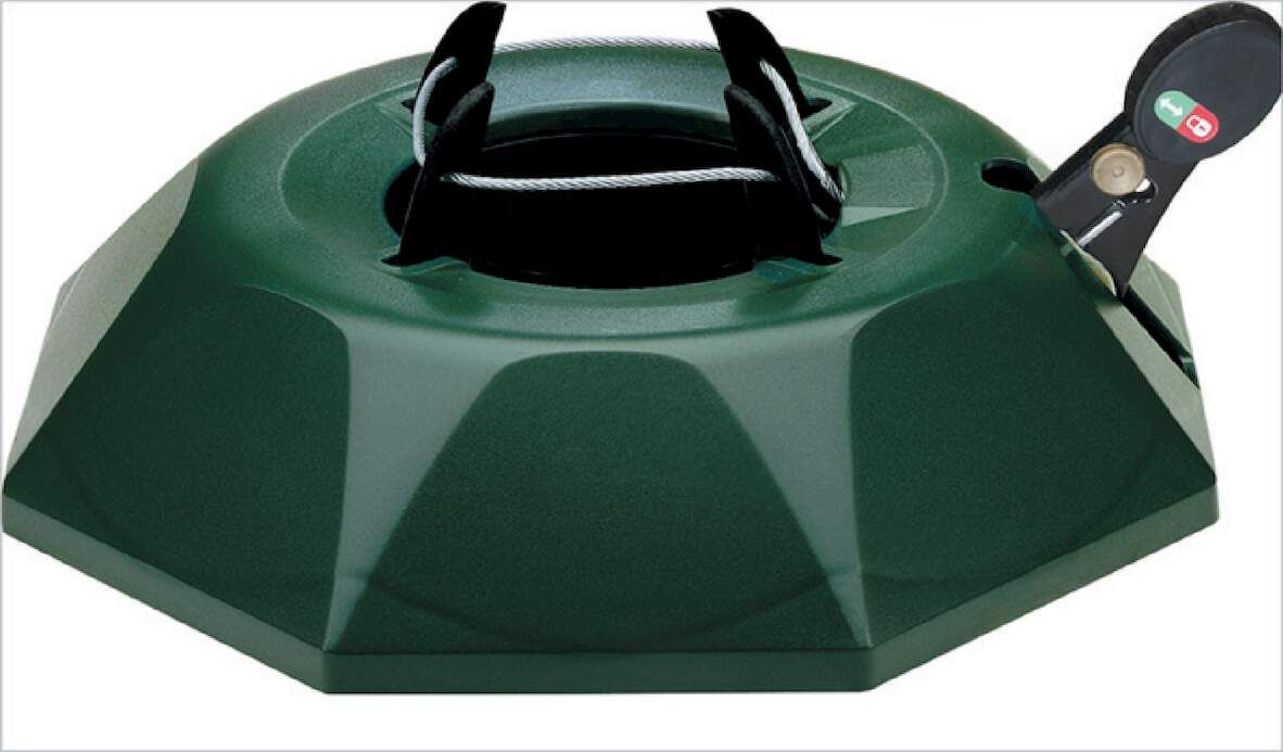 KRINNER Christbaumständer Hamburg Aqua grün, max. 220cm, DM 36,5cm