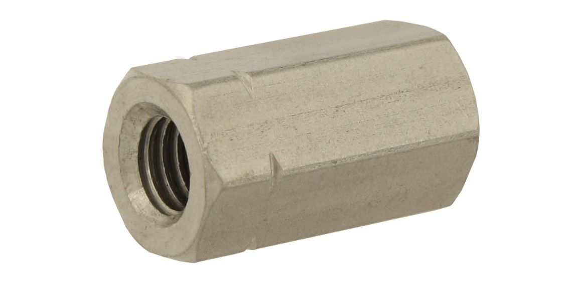 Gewindemuffen DIN 6334 Edelstahl A2 M 8x24