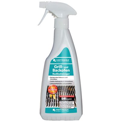 HOTREGA Radikalreiniger für Grill- und Backofen, 500 ml Flachsprühflasche