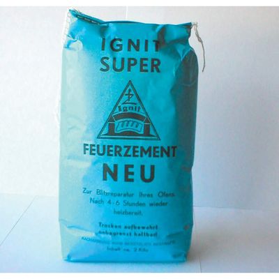 IGNIT Feuerzement Super 2kg Trockenzeit 4-6 Std.