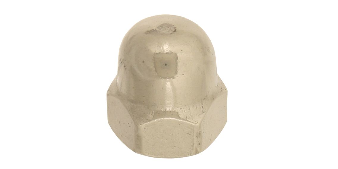 Hutmuttern DIN 1587 Edelstahl A2 M  6