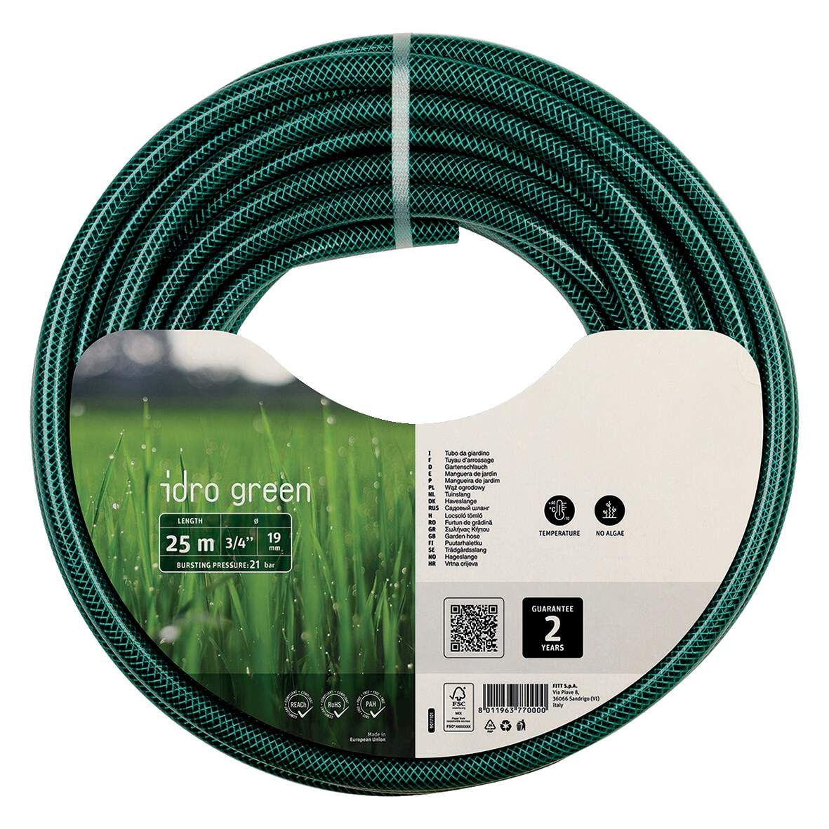 FITT Gartenschlauch Idro Green 1/2&quot; 20m