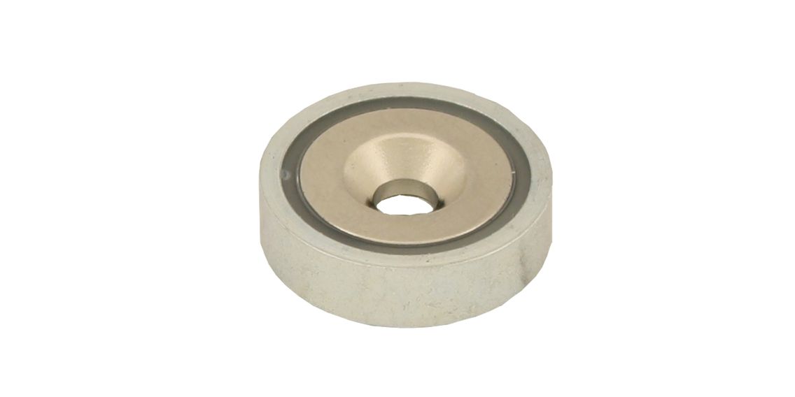 Flachgreifer-Magnet Bohrung 3 mm 16x4,5mm