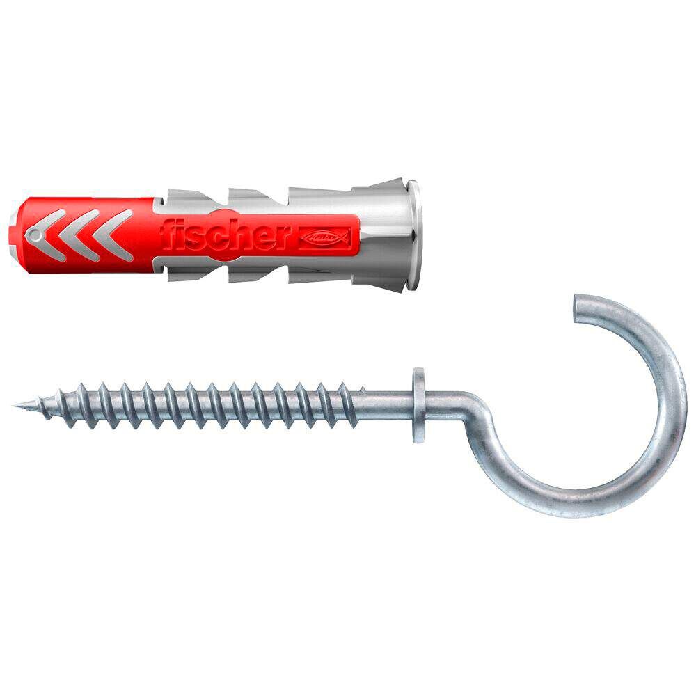FISCHER Dübel DUOPOWER 8x40 RH K mit Rundhaken 5,5x77,4 Stück