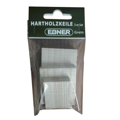 EBNER Hartholzkeile Set 3-teilig