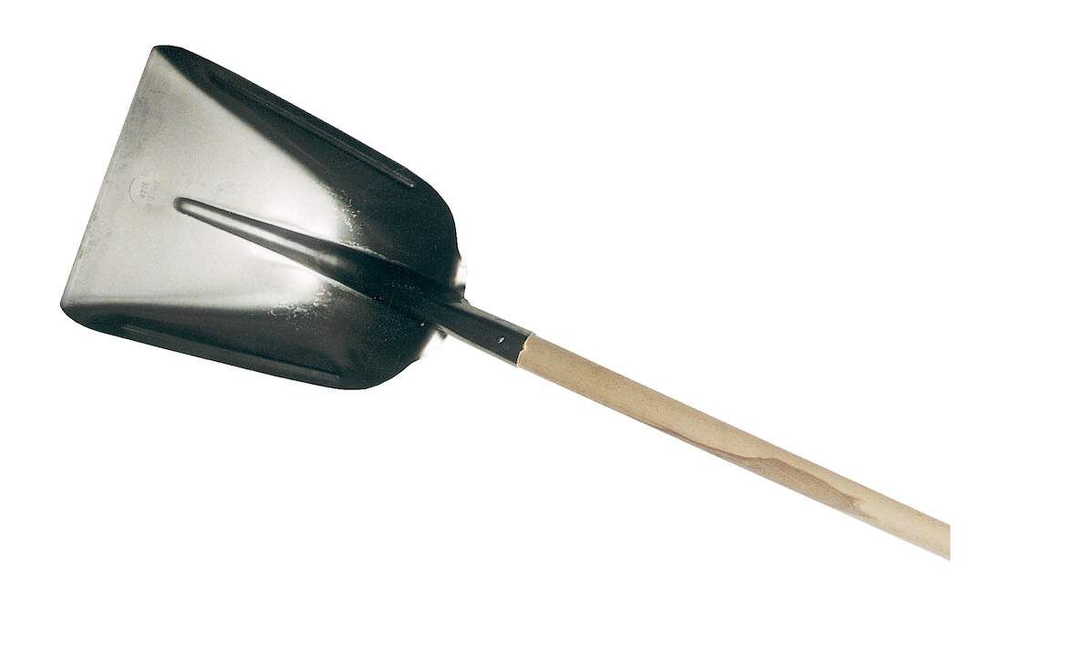 EBNER Schaufel Alu Standard mit Stiel 390x330x1,5mm