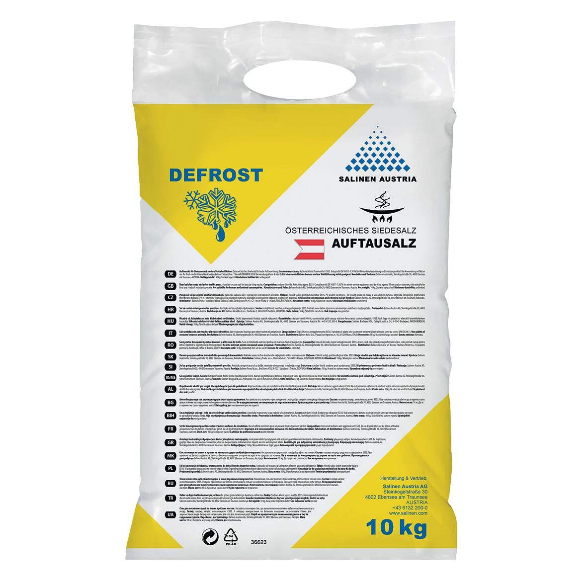 DEFROST Streusalz Defrost 10kg