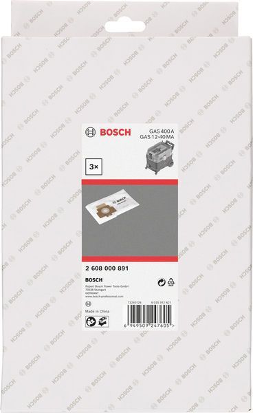 BOSCH Vliesbeutel. Für Staubsauger