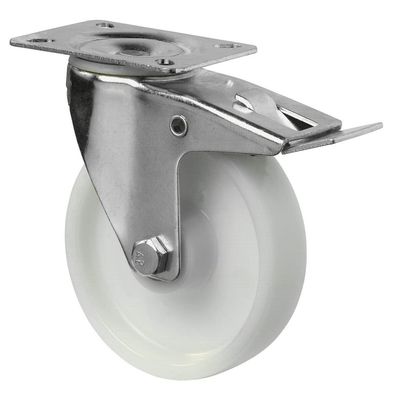 BS-ROLLEN Lenkrolle Polyamid DM 125mm mit Feststeller,Tragkraft 175kg