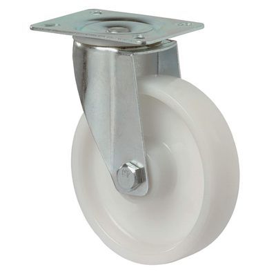 BS-ROLLEN Lenkrolle Polyamid DM 150mm mit Platte,Tragkraft 300kg