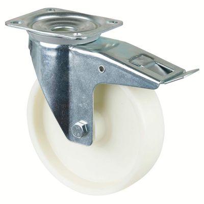 BS-ROLLEN Lenkrolle Polyamid DM 200mm mit Feststeller,Tragkraft 300kg