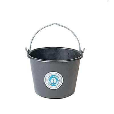 Baueimer schwarz 20l DM 35,5cm Höhe 26,5cm mit Nasenbügel