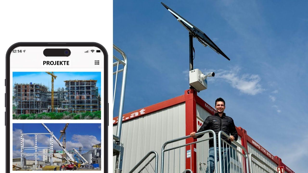 Baustellenkamera Überwachung MOBILE TURN Kamera