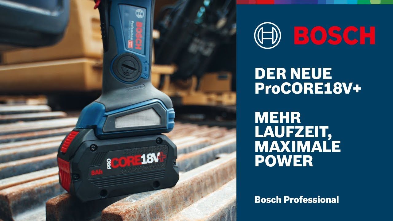 BOSCH Starterset mit 3 x ProCORE 18 V/8 Ah - GAL 18V-160