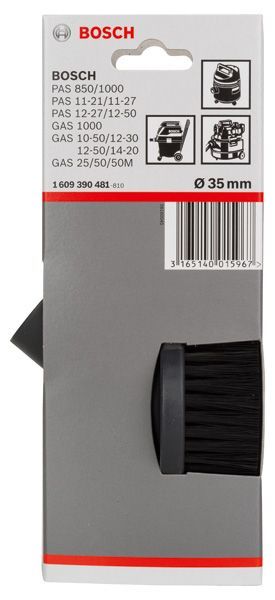 BOSCH Saugbürste rund für Bosch-Sauger mit 35-mm-Rohren
