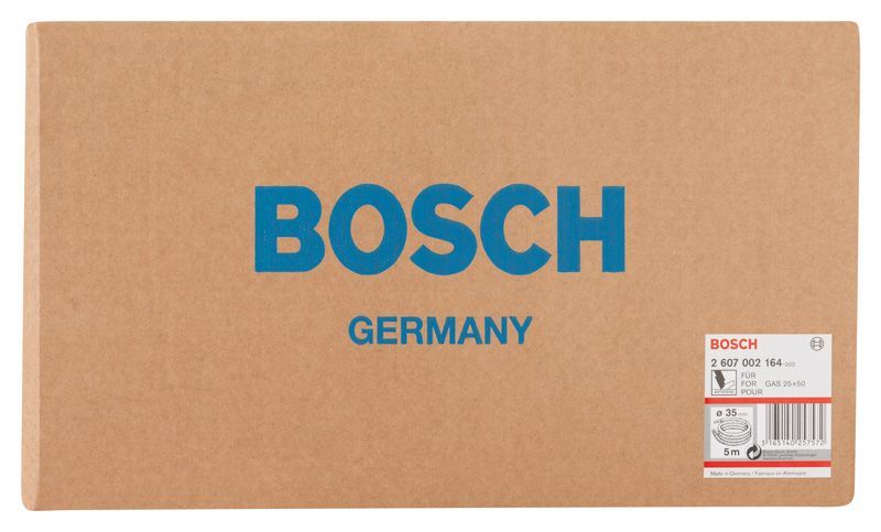 BOSCH Schlauch für Bosch-Sauger, 5 m, 35 mm, antistatisch, mit Bajonettverschluss
