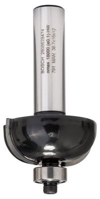 BOSCH Hohlkehlenfräser, 12 mm, R1 12 mm, D 36,7 mm, L 16 mm, G 70 mm