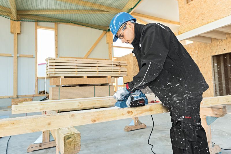 BOSCH Hobel GHO 26-82 D mit Handwerkerkoffer