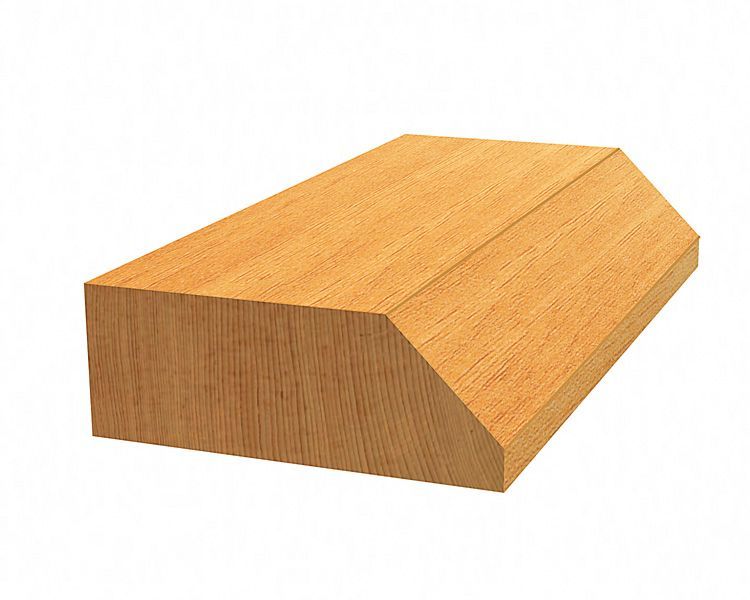 BOSCH Fasefräser Expert for Wood, 8 mm, D 44 mm, L 18,5 mm, G 61 mm