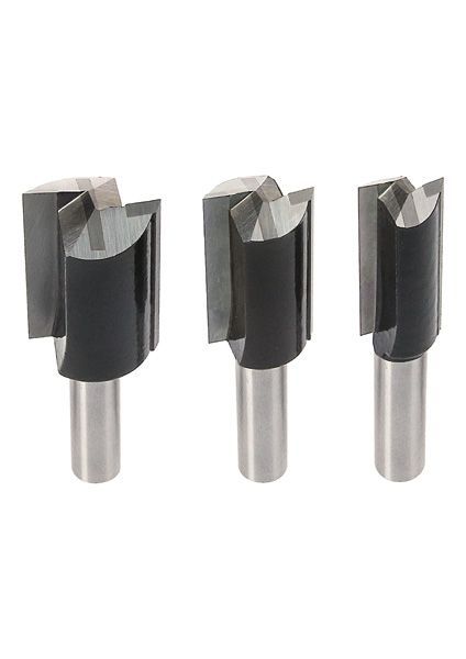 BOSCH Fräser-Set, 6-teiliges Nutfräser-Set, 1/4-Zoll Schaft