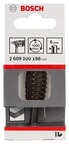 BOSCH Freihandfräser für Bohrmaschinen, d 6 mm, D 16 mm