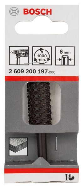 BOSCH Freihandfräser für Bohrmaschinen, d 6 mm, D 14 mm