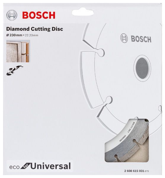 BOSCH Diamanttrennscheibe Eco For Universal, D: 230 mm