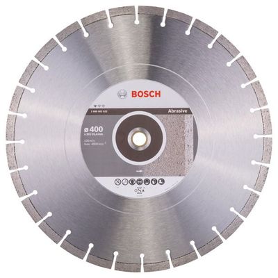 BOSCH Diamanttrennscheibe Standard for Abrasive, 400 x 20,00/25,40 x 3,2 x 10 mm
