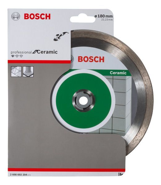 BOSCH Diamanttrennscheibe Standard for Ceramic, 180 x 22,23 x 1,6 x 7 mm, 1er-Pack