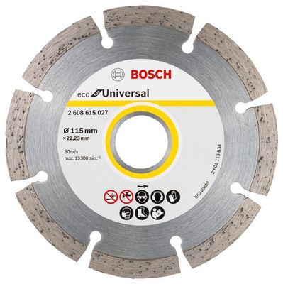 BOSCH Diamanttrennscheibe Eco For Universal, D: 115 mm