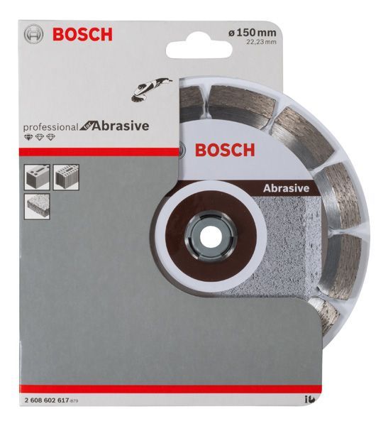 BOSCH Diamanttrennscheibe Standard for Abrasive, 150 x 22,23 x 2 x 10 mm