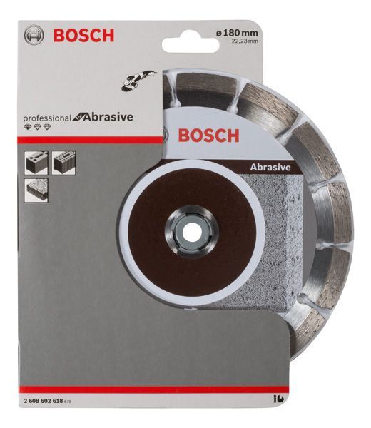 BOSCH Diamanttrennscheibe Standard for Abrasive, 180 x 22,23 x 2 x 10 mm