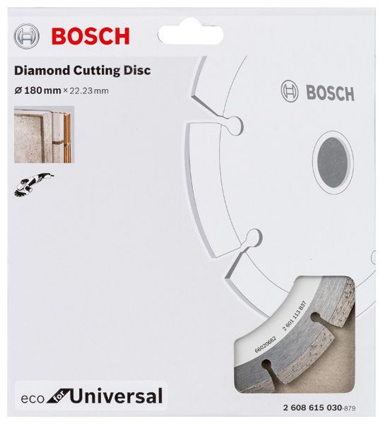 BOSCH Diamanttrennscheibe Eco For Universal, D: 180 mm