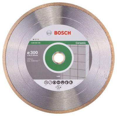 BOSCH Diamanttrennscheibe Standard for Ceramic, 300 x 30 + 25,40 x 2 x 7 mm