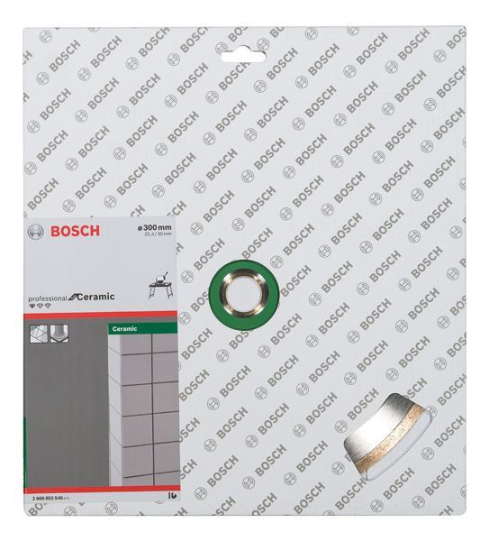 BOSCH Diamanttrennscheibe Standard for Ceramic, 300 x 30 + 25,40 x 2 x 7 mm