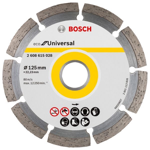 BOSCH Diamanttrennscheibe Eco For Universal, D: 125 mm