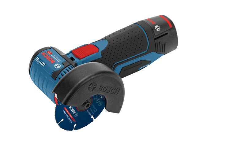 BOSCH Akku-Winkelschleifer GWS 12V-76, mit 2 x 2.0 Ah Li-Ion Akku