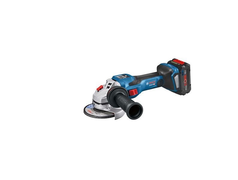 BOSCH Akku-Winkelschleifer BITURBO GWS 18V-15 SC, L-BOXX, GCY 42