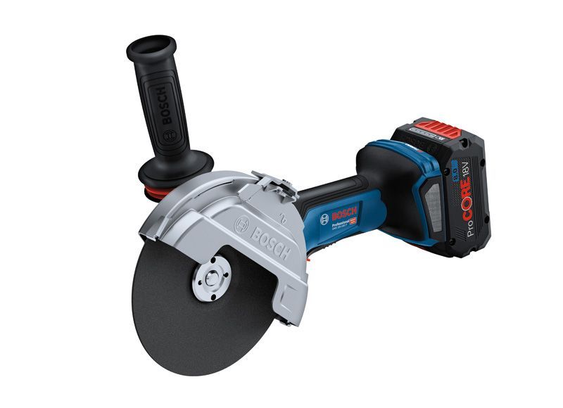 BOSCH Akku-Winkelschleifer BITURBO GWS 18V-180 P, L-BOXX