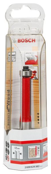BOSCH Bündigfräser Expert for Wood Laminate, 12 mm, D1 12,7 mm, L 38,5 mm, G 93,6 mm