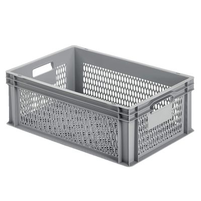 ALUTEC Industrie-Kund -Behälter 39l 600x400x224mm vergittert